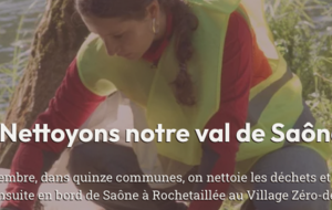 Nettoyons notre Val de Saône le 29 sept