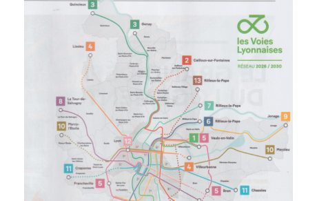 Plan des Voies Lyonnaises à 2030