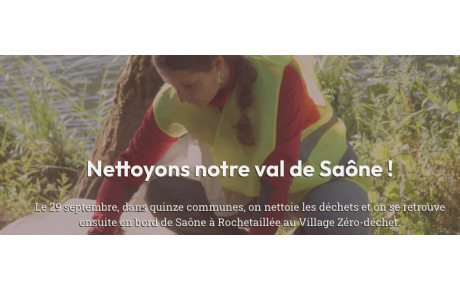 Nettoyons notre Val de Saône le 29 sept